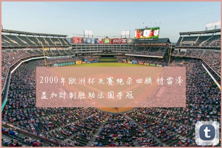 2000年欧洲杯决赛绝杀回顾 特雷泽盖加时制胜助法国夺冠